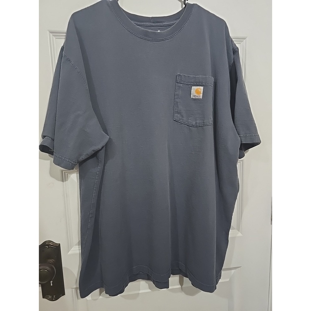 Carhartt K87 Men's Workwear Pocket Short Sleeve T-Shirt - XL, Gray